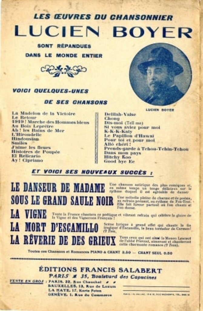 Si J'En Avais Une Comme Varioustes Chant Seul